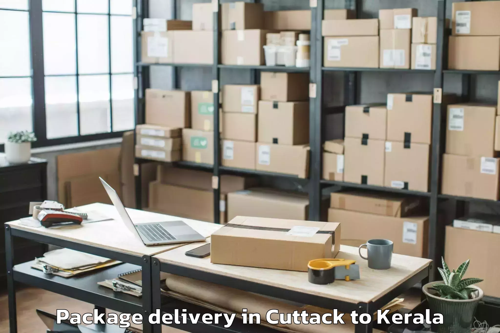 Book Cuttack to Kannur University Kannur Package Delivery Online